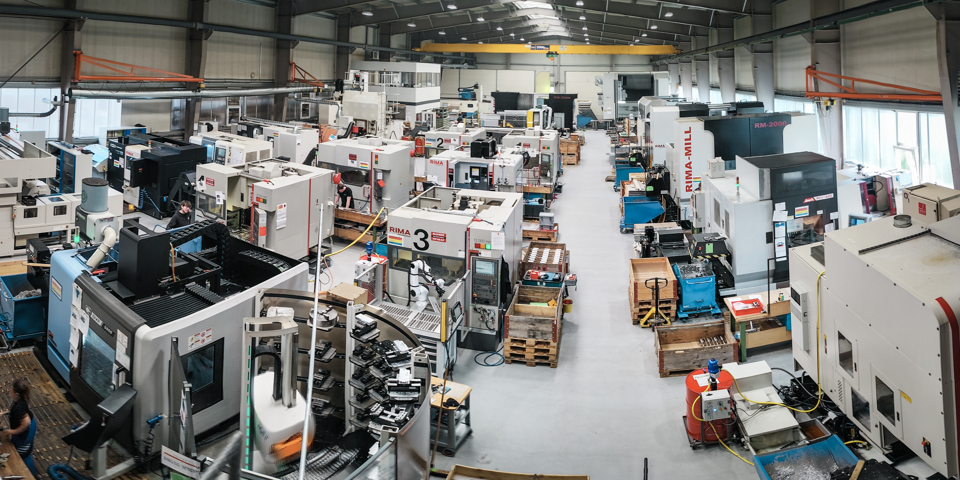 Umbau Grischa Mechanik, Produktionshalle neu